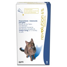 Revolution para Gatos entre 2.6 y 7.5 Kg. Antiparasitario - Zoetis - Laboratorio Zoetis 