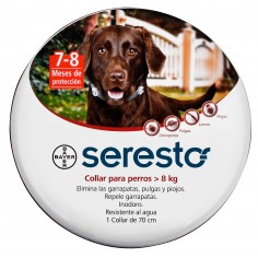 Seresto Collar Antiparasitario Bayer  perros mayor a 8 Kg -  ELANCO - laboratorio Bayer/Elanco 