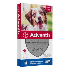 Advantix Pipeta para Perros 10 a 25 Kg Bayer® - ELANCO - laboratorio Bayer/Elanco 