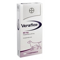 Veraflox 60mg. 7 comprimidos CON RECETA - ELANCO OFERTA! - laboratorio Bayer/Elanco 