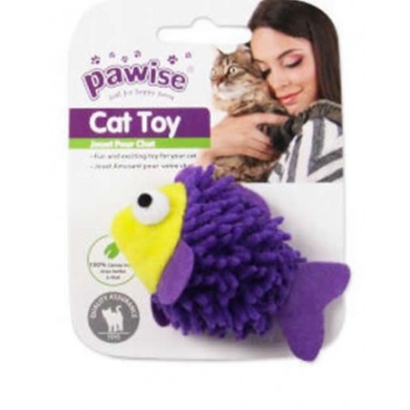 Pawise Meow meow Life Juguete forma de Pescado para Gatos con Catnip colores - Pawise 