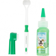 Tropiclean DENTAL CARE KIT gel con cepillos para perros de RAZA CHICA - Tropiclean 