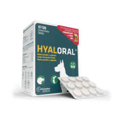 hyalORAL ® Condroprotector 120 tabletas Perros Razas Grandes y Gigantes PHARMADIET - Pharmadiet 