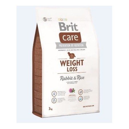 Brit Care Perro Adulto Weight Loss Conejo & Arroz 3Kg. - Brit® 