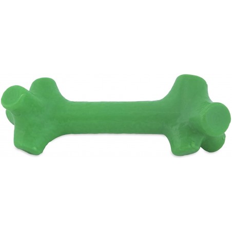 PET QWERKS - BarkBone Mint Stick bark bone - juguete sabor menta con clorofila para salud dental -  