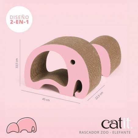 Rascador de Cartón Para Gatos Elefante 2 en 1  Catit Zoo - catit  