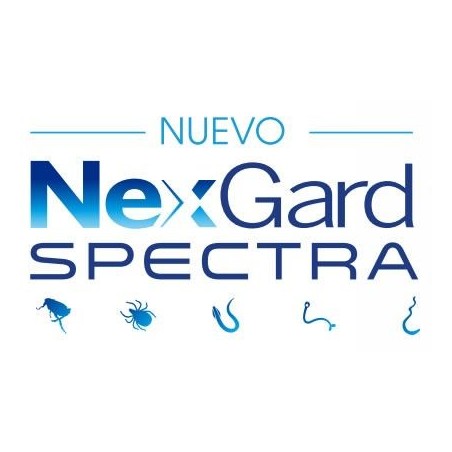 Nexgard SPECTRA Antiparasitario Perros entre 15,1 a 30 Kg. 3 dosis - NEXGARD SPECTRA 