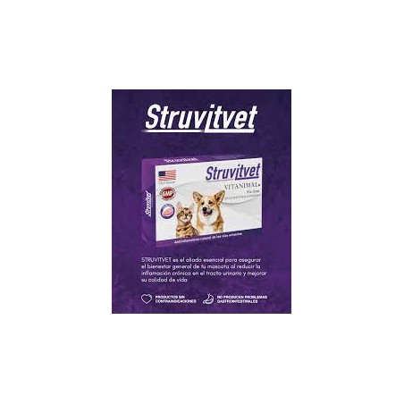 Struvitvet para perros y gatos - 10 comprimidos - VITANIMAL 