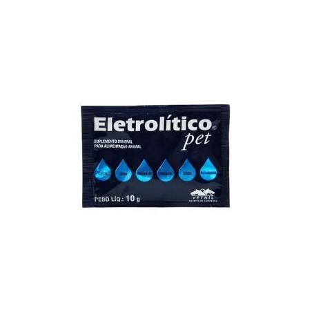 Electrolitico Pet Reponedor de electrólitos para pequeños animales - 5 Sobres - Vetnil - VETNIL 