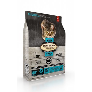 OBT Grain Free Gato All Life Stages Pescado 4,54kg. - Oven Baked Tradition 