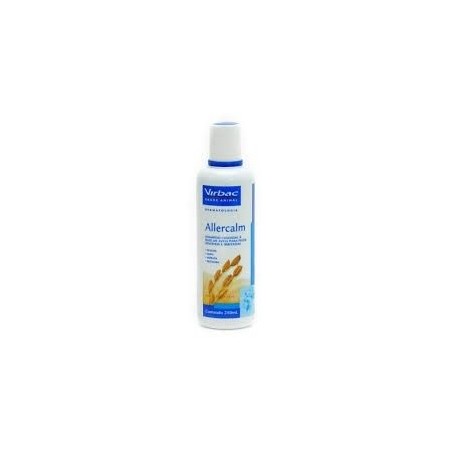 ALLERCALM Shampoo Medicado Shampoo para pieles sensibles y secas VIRBAC Frasco 250 mL. - laboratorio virbac 