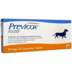 Previcox 57 mg. 10 comp. Boehringer Ingelheim - BOEHRINGER INGELHEIM 