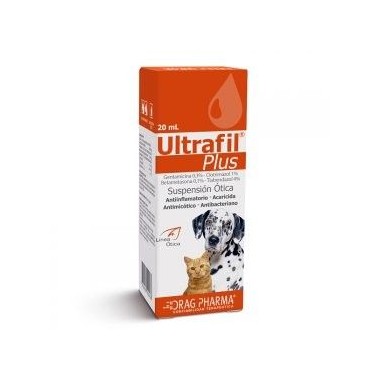 Ultrafil Plus 20mL. Perros y Gatos - laboratorio drag pharma 