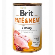 Brit Care Perro Lata Paté & Meat TURKEY alimento humedo 400g - Brit® 