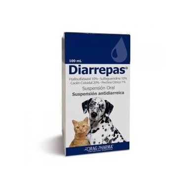 Diarrepas Suspensión Oral. Frasco 100 mL. - laboratorio drag pharma 