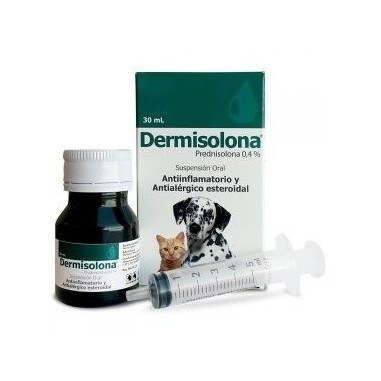 Dermisolona 30 mL.  JARABE suspensión oral - laboratorio drag pharma 