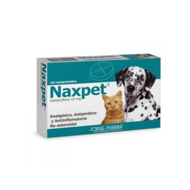 NAXPET Comprimidos 10mg - laboratorio drag pharma 